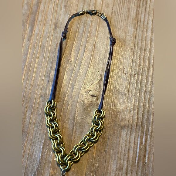 J.Forks Turquoise Pendant Necklace - Texas Artist Made - Picture 5 of 12